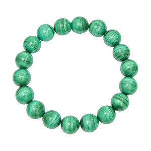 Malachite Bracelet Beads 10mm