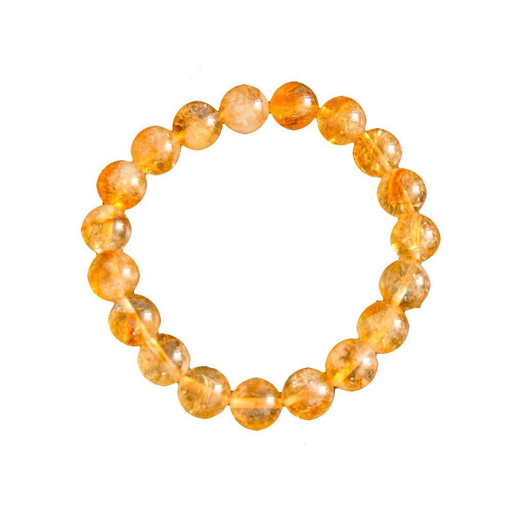 Bracelet Citrine Pierres boules 10mm - Voile Vanessa