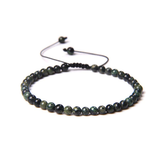 Kambamba jasper bracelet 4mm ball stones adjustable cord