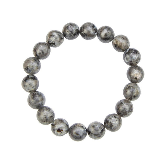 Bracelet Labradorite avec inclusions  Pierres boules 10mm