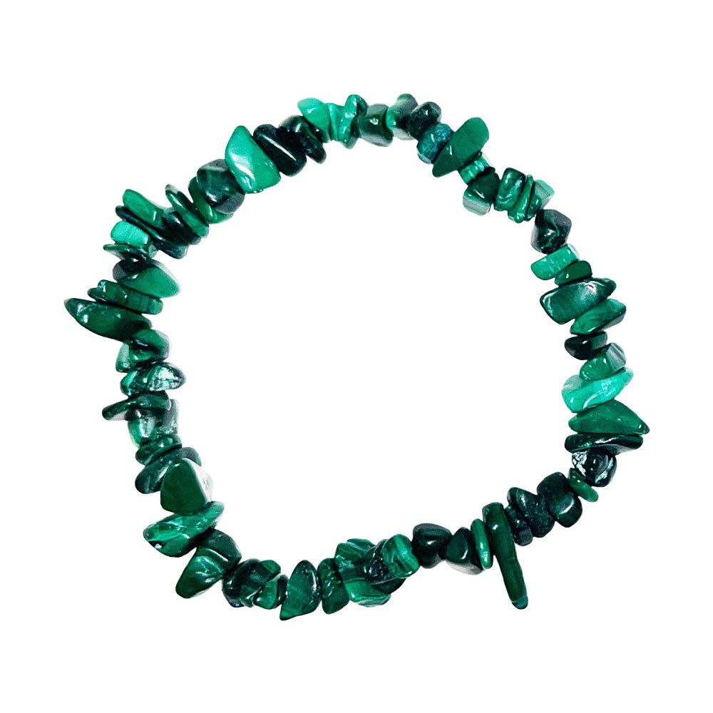 Bracelet Malachite Baroque 19cm - Voile Vanessa