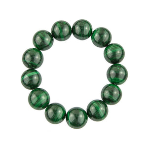 Malachite Bracelet Beads 14mm