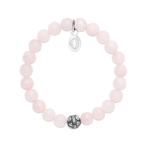 Rose Quartz and Sphere Bracelet “For Her”