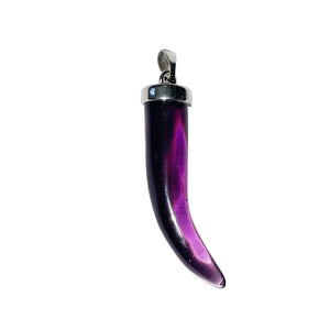 Undurchsichtiger Amethyst-Anhänger – Horn