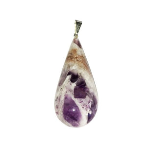 Opaque Amethyst Pendant - Drop