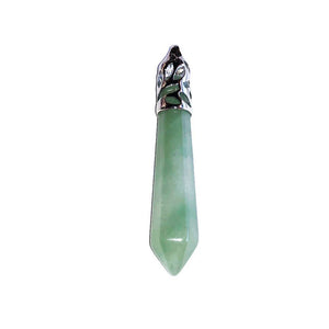 Pendentif Aventurine   Pointe longue