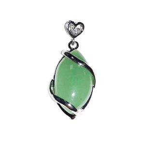 Green Aventurine Horse's Eye Pendant