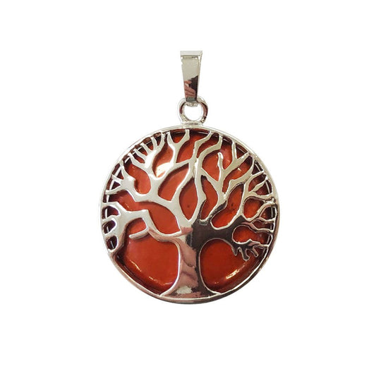Red Jasper Tree of Life Pendant