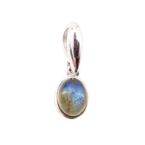 pendentif labradorite argent rhodié