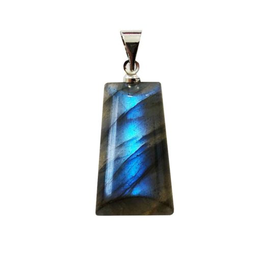 pendentif labradorite trapèze