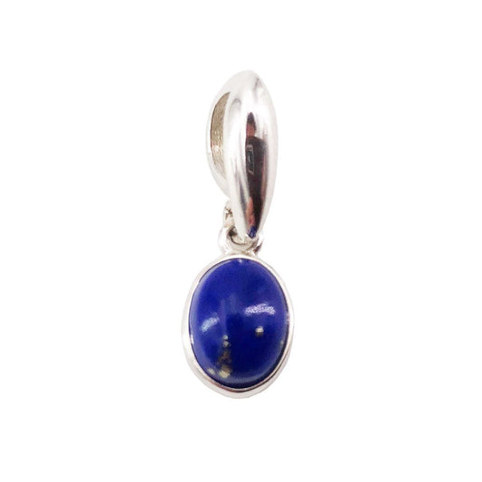 Pendentif Lapis-lazuli “Camille” – Ovale – Argent 925