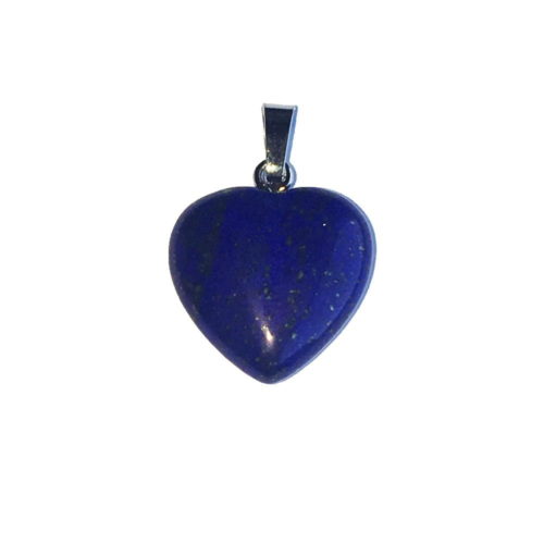 Pendentif Lapis-lazuli Petit coeur - Voile Vanessa