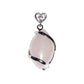 Pendentif Quartz Rose Oeil de cheval - Voile Vanessa