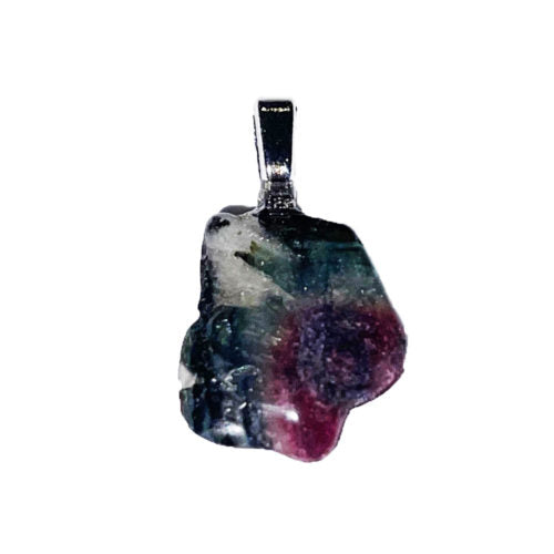 Pendentif Tourmaline Melon d’Eau Pierre brute - Voile Vanessa