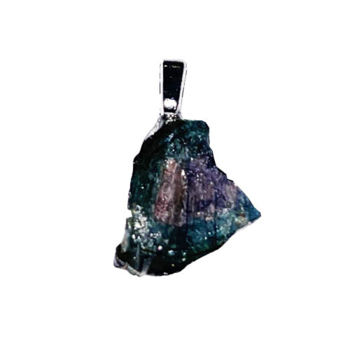 Pendentif Tourmaline Melon d’Eau Pierre brute - Voile Vanessa